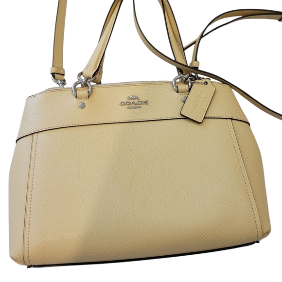 Coach Handbags - Authentic Coach Purse Mini Brooke Carryall F25395 style Vanilla Silver Labled